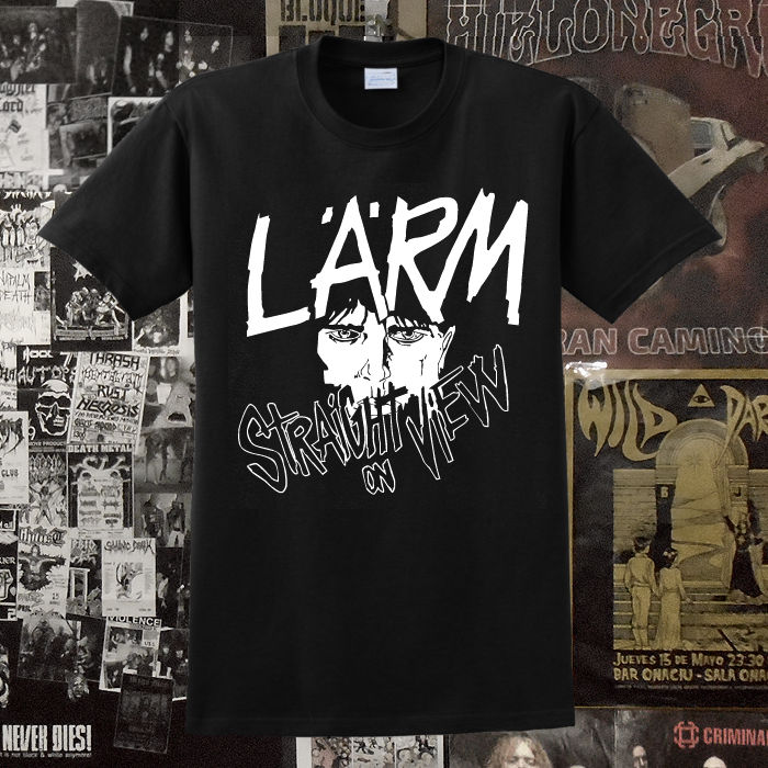 Polera estampado en serigrafía, estilo heavy metal thrash punk stoner doom death black