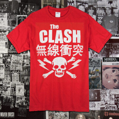 Polera serigrafia The Clash