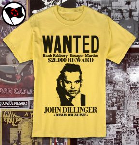 JOHN DILLINGER - Bank robbery, escape, murder