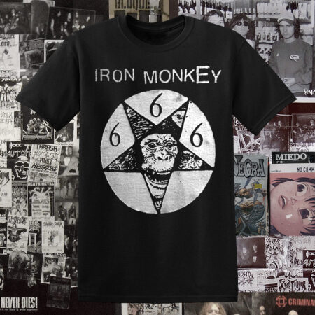 Polera serigrafia Iron Monkey