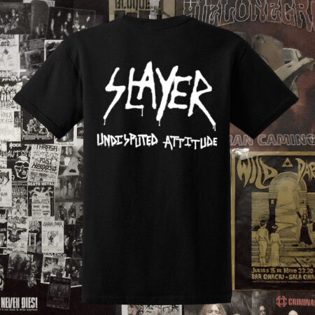 Polera estampado en serigrafía, estilo heavy metal thrash punk stoner doom death black