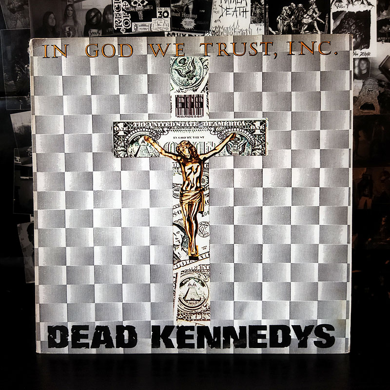 Patch Brodé Dead Kennedys – In God We Trust Inc – Pour Veste, Sac, Customisation