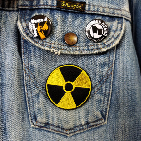 Parche bordado simbolo Bio Hazard radiacion