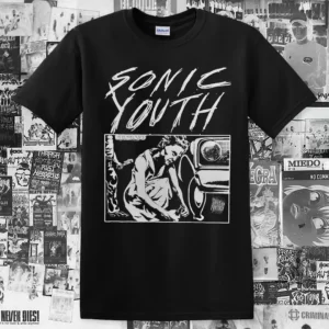 Polera Sonic Youth Serigrafía