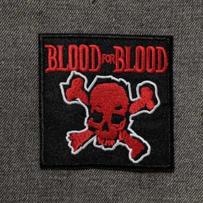 Parche bordado Blood for Blood