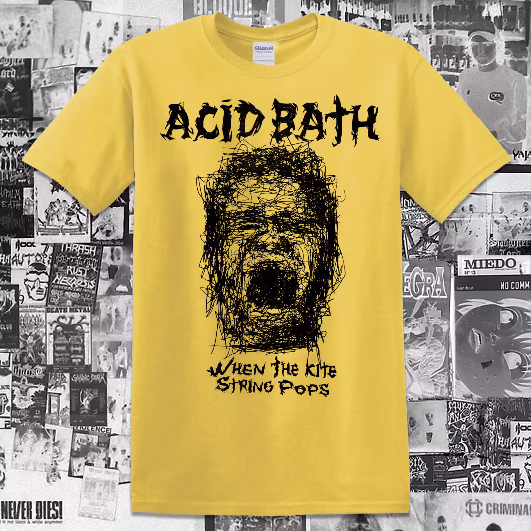 Polera Serigrafía Acid Bath