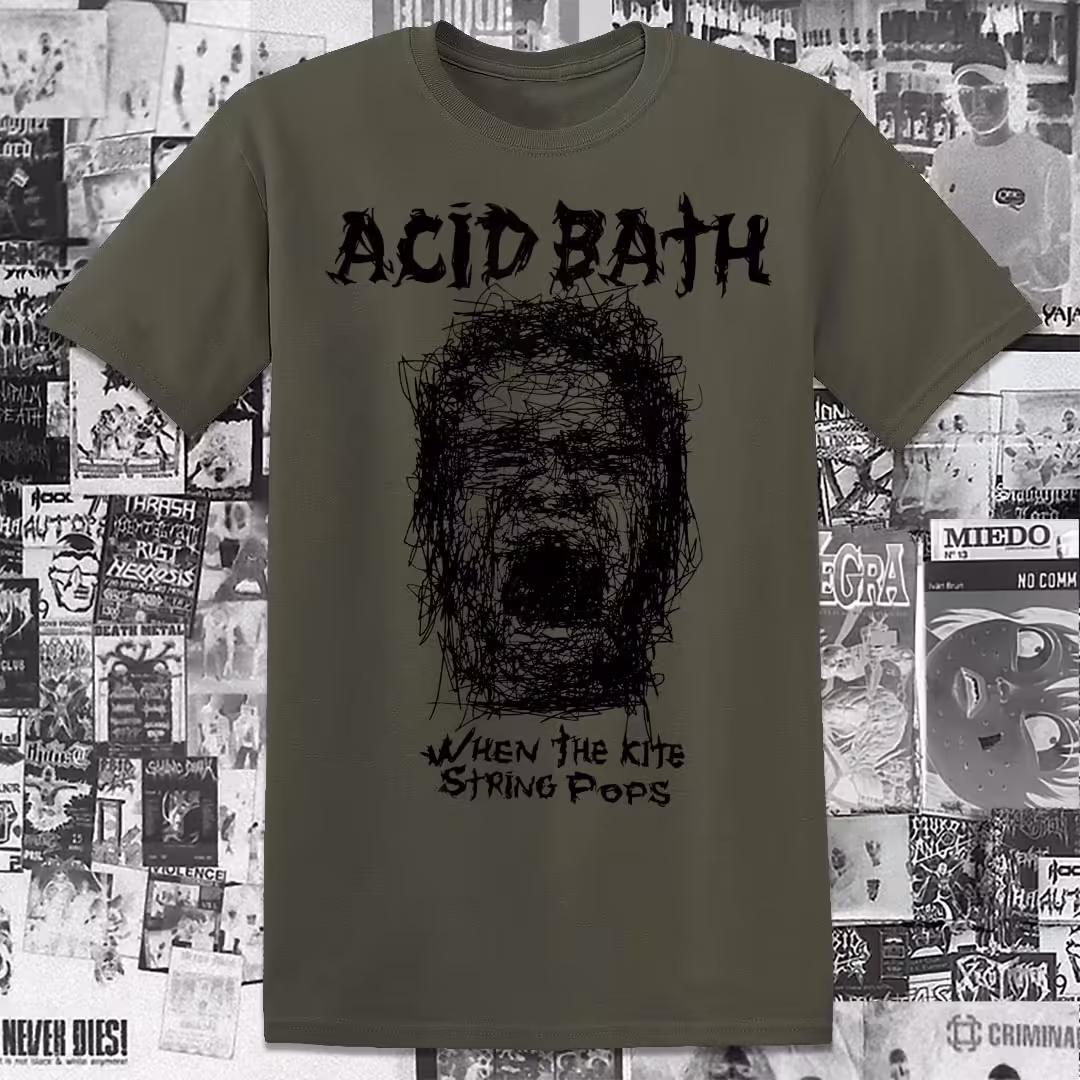 Polera Serigrafía Acid Bath