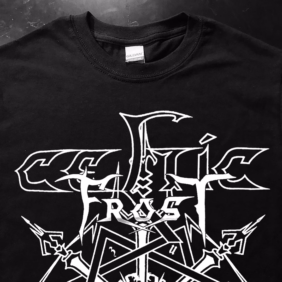 Polera Celtic Frost, estampado en serigrafía