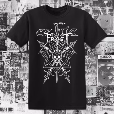 Polera Celtic Frost, estampado en serigrafía