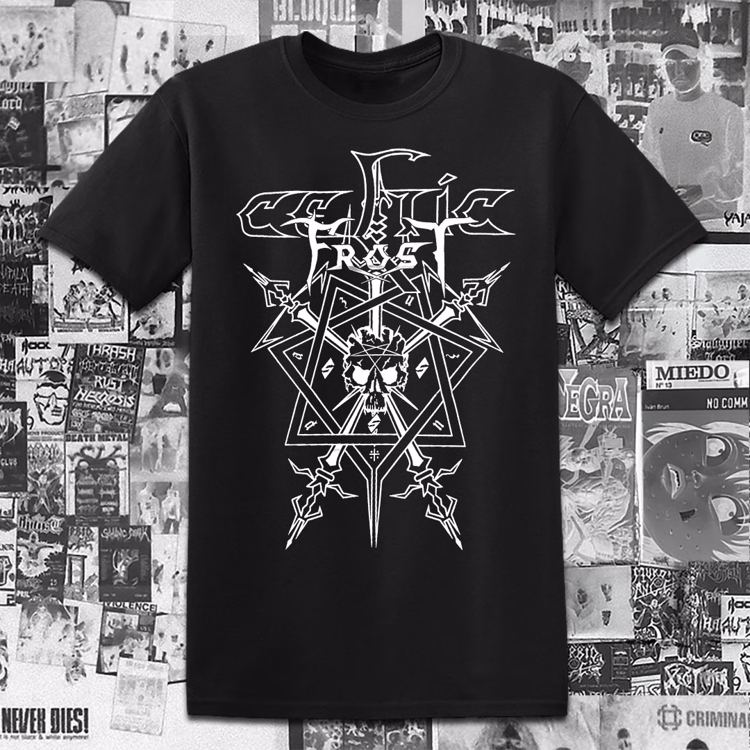 Polera Celtic Frost, estampado en serigrafía